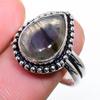 Labradorite Gemstone Handmade 925 Sterling Silver Jewelry Ring Size 7.5