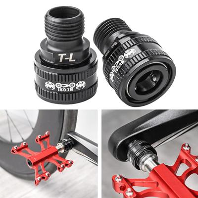1 Paar Bike Pedal Extenders Aluminum Alloy, Road MTB Bicycle Extender, Extended Spacer 9/16 In