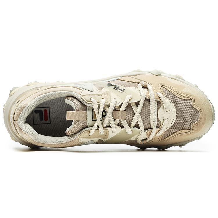 Fila Oakmont 2 Textile, Synthetic Leather, TPU Vintage Low Top Casual Shoes Men's Sandy/Pelican Color F12M242113FSP