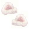 HUIKKJP Fluffy Cat Ear Hair Clips, Set of 2, Cute Animal Ear Cosplay Hair Ornaments for Kids Costumes