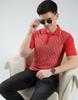 Luxuria Men's Abstract Collar Neck T-Shirt