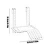 New Hanging Turtle Basking Transparent Perforated Climbing With Wide Hook For Small & Medium Turtle