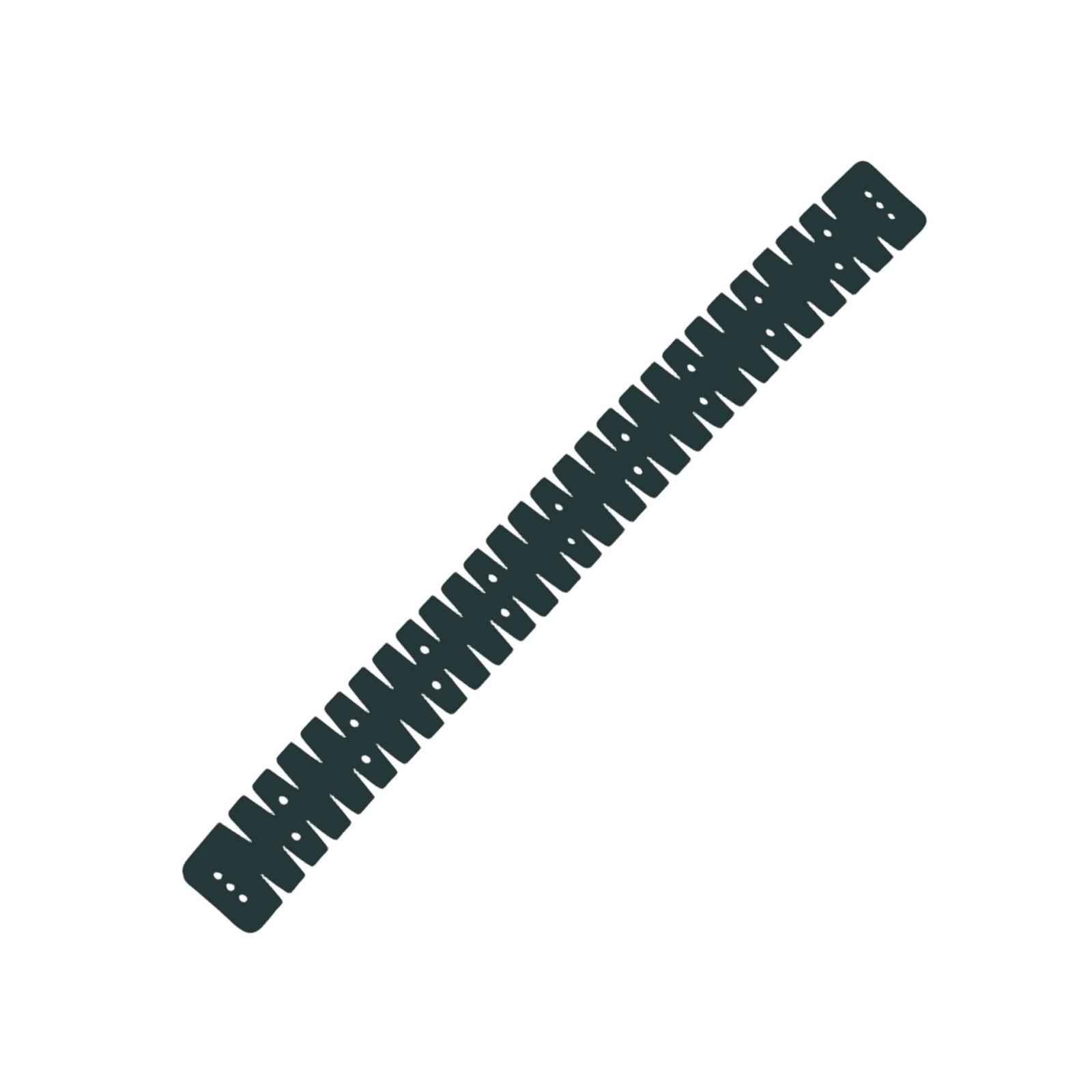 

Инструмент для обжима силикона Вспомогательный инструмент для шитья Линейка для формирования кромок One Size чёрный