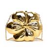 Ladies Metallic Exquisite Flower Mini Flower Chain Crossbody Bag Fashion Novelty Shape Bag Mobile Phone Key Coin Purse Portable