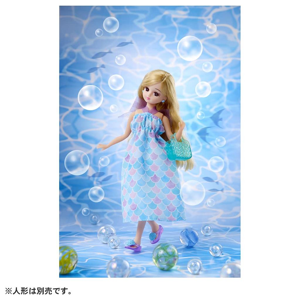 Takara Tomy Dress Mermaid Dress Swimsuit Set Licca-chan LW-13 &