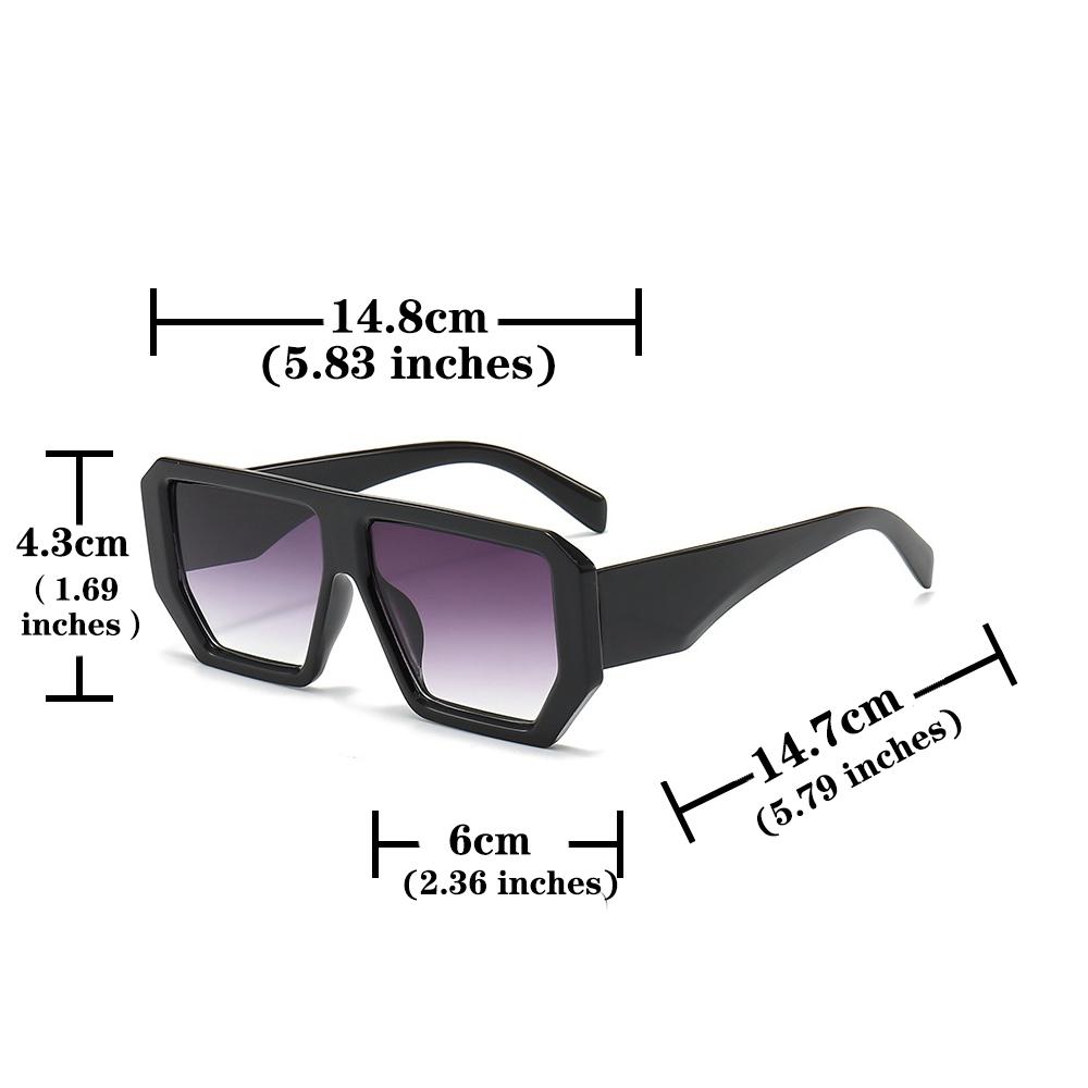 Big Frame Vintage Sunglasses Women Men Square Sun Glasses Retro Polygon Eyeglasses Goggle Male Female Rectangle Glasses ? ? ?