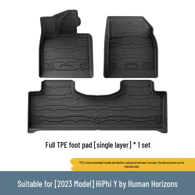 HiPhi Y Eco-Friendly TPE Floor and Trunk Mats for 23 Models by Hozon Auto