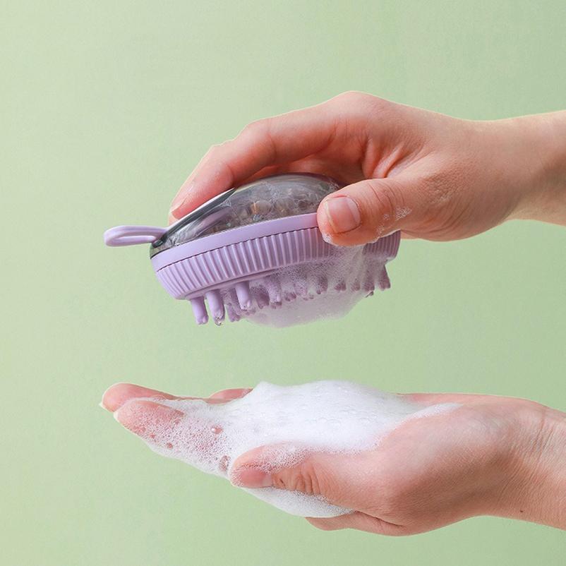 Haustier Katze Badebürste Silikongel Badebürste Spezielle Reinigungs-Massagezubehör für Hund