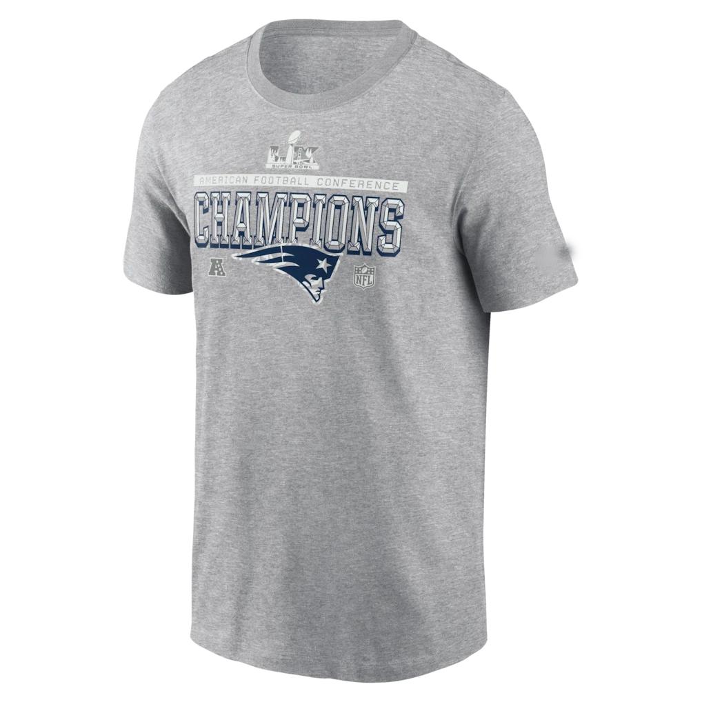 NE Patriot 2025 AFC Champions Locker Room Trophy Collection Tall T-Shirt S-5XL XL