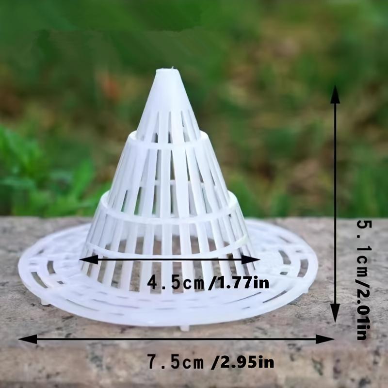 Cone Drainage Mesh Pads 10pcs- Breathable Root Protectors, Prevent Soil Leaks, Reusable for Succulent Pots