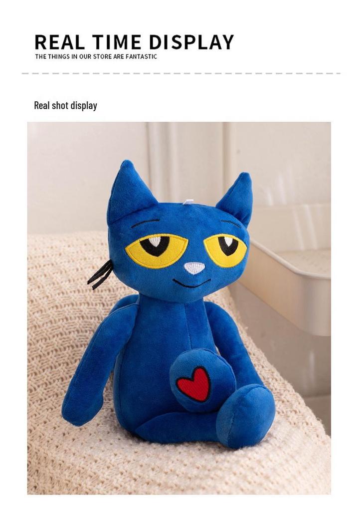 Adorable Sleeping Peter Cat Plush Toy