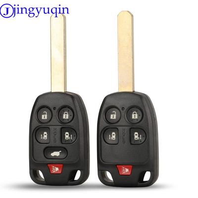 Jingyuqin 5/6 Botones Carcasa de Llave de Coche Fob Para Honda Odyssey 2011 2012 2013 2014 Carcasa de Llave Remota Fob