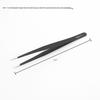Black Stainless Steel Non-Magnetic Precision Tweezers & Small Screwdriver Set