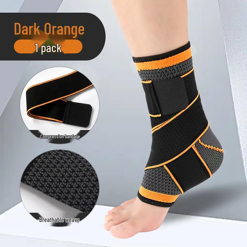 Men's Ankle & Wrist Support Sleeve for Sports: Anti-Sprain Joint Protection Gear for Football & Badminton