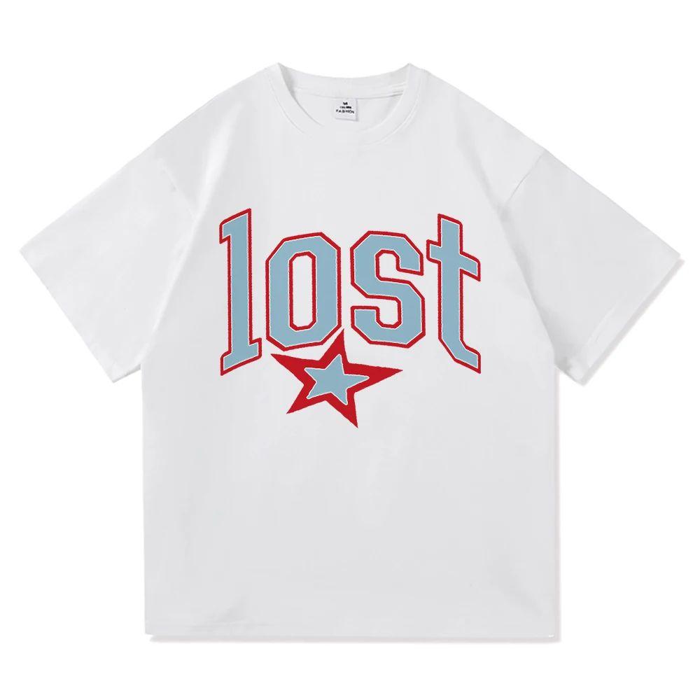 

High Street Harajuku Clothing Mgk Lost Americana Album TShirt 2025 Song Cliche Retro High Quality Clothes Vintage Cotton TShirts 4XL