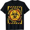Zombie Outbreak Halloween Response Team Funny Men Apocalypse T-Shirt