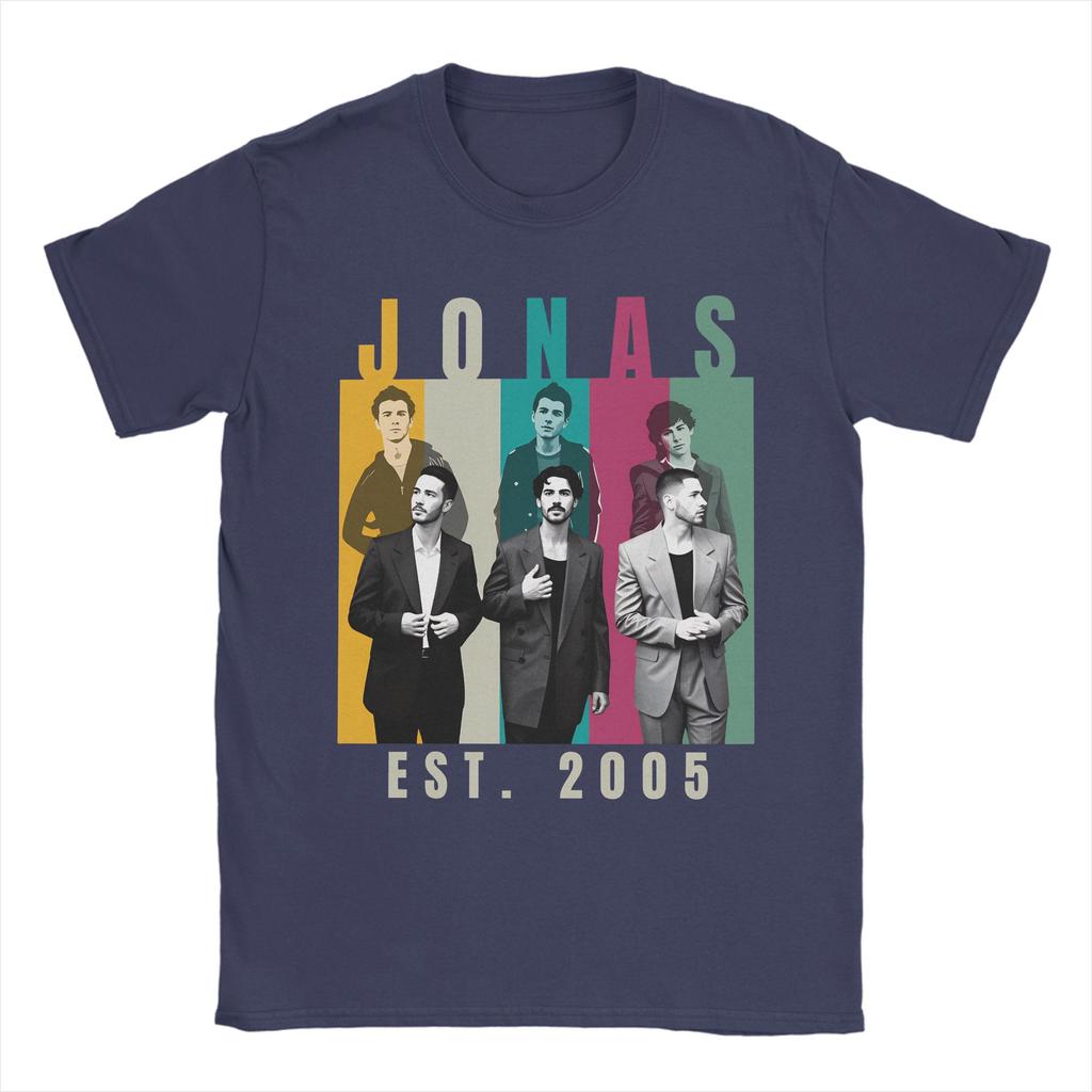 Jonas Brothers Tour T-Shirt Sommer Harajuku T-Shirts Reine Baumwolle Rundhals Große Größen 5XL Oberteile Kurzarm Ästhetisches T-Shirt
