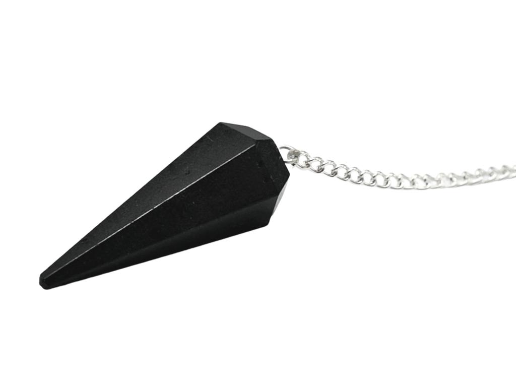 Certified Black Tourmaline Pendulum Dowsing Tool - Natural Crystal Pendulum for Spiritual Guidance - Premium Dowser Pendulum for Accurate Divinat