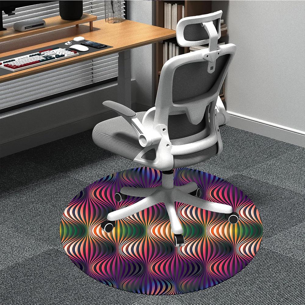 

1pc Optical Illusion Carpet for Office, Non-slip, Soft and Durable Office Rug, Perfect for Office yy260128044 80cm by 80cm