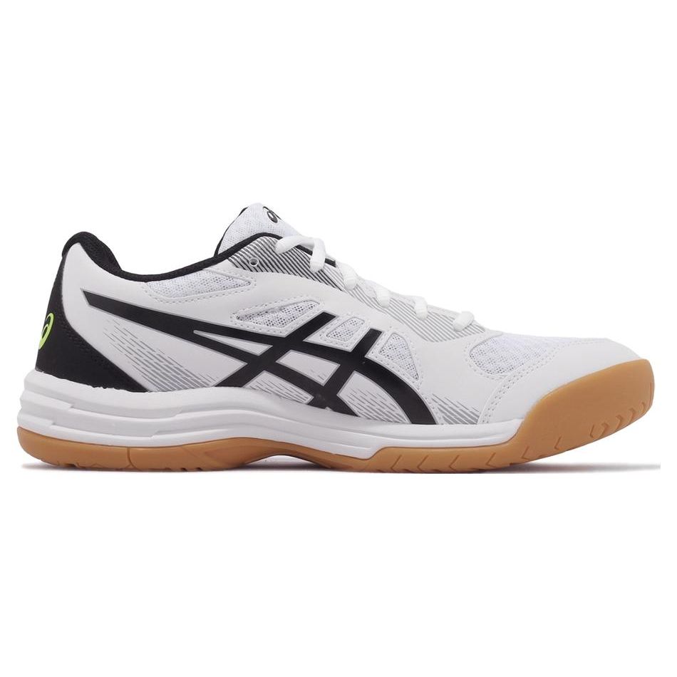 Asics Upcourt 5 White Black Yellow Unisex Sneakers Safety-Yellow 1071A086103