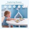 Montessori Baby Wooden Book Early Educational Toys Enlightenment Readings Marine Animals Illustration Cognitive Book for Toddler