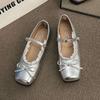 French Mary Jane shoes women's 2025 new summer versatile flat-soled single shoes niche design ballet shoes single