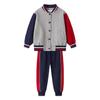 Spring & Autumn Primary School Sports Uniform Set for Kindergarten & First Grade Baseball Performance