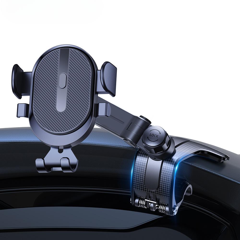 Mobile Phone Holder Air Outlet Gravity Sensor Car Holder Gravity Frosted Simplicity Solid Metallic Material