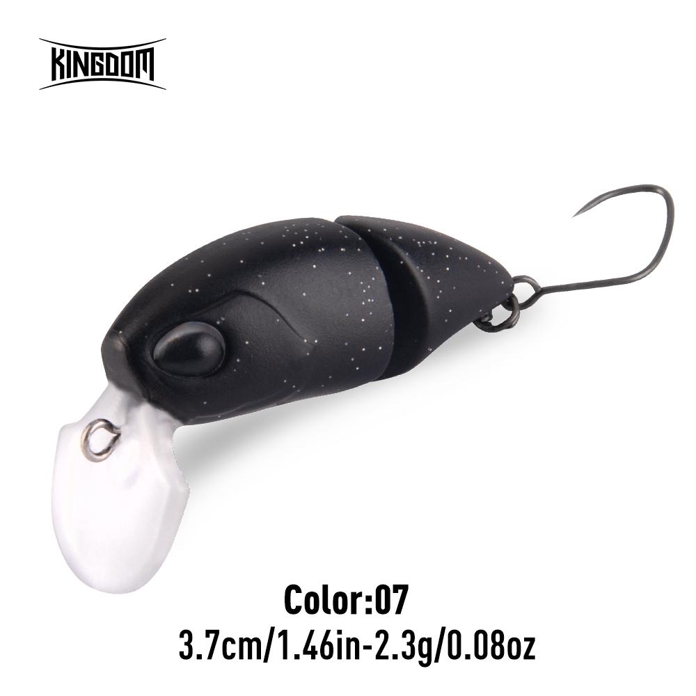 

Kingdom Двухсекционная приманка для ловли рыбы Minnow 2.3g 37mm Плавающая жесткая приманка ABS Рыболовные снасти Искусственные жесткие приманки Воблеры