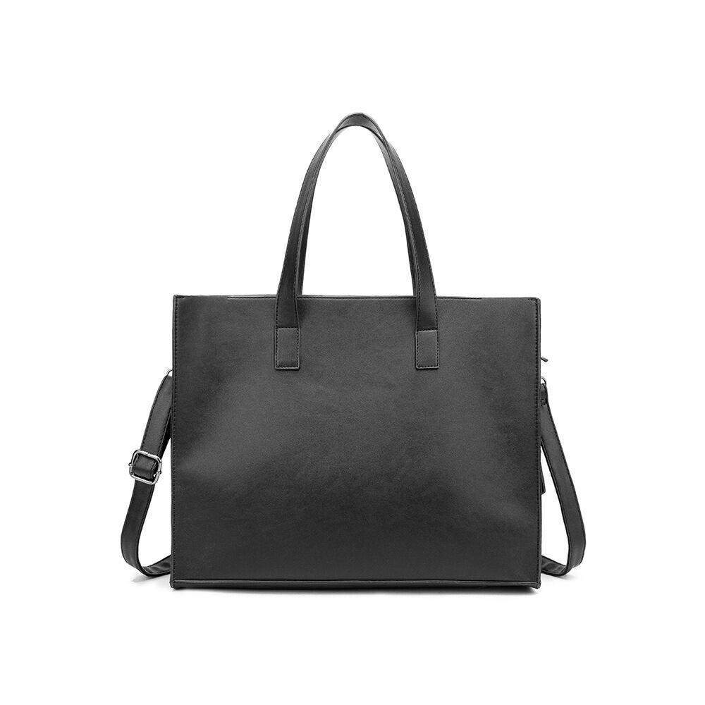 Men's Retro Korean Style PU Leather Tote & Crossbody Shoulder Bag