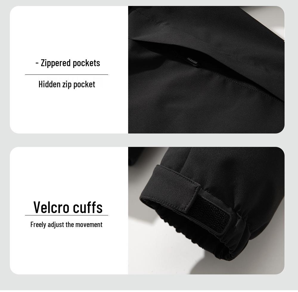 Winter Couple's 3-in-1 Down Jacket - Warm, White Duck Down, Outdoor Casual Wear