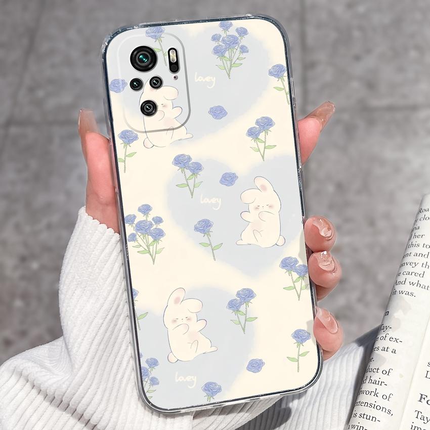 Cute Kitten Phone Case For Redmi Note 10 9 8 7 6 5A Pro 9T 8T 7S 10Lite Soft Casing Screen Protector Top Quality Dustproof Shell For Redmi Clear Cover
