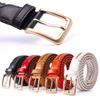 Casual Clothes With Women'S Belt Pu Woven Women'S Belt