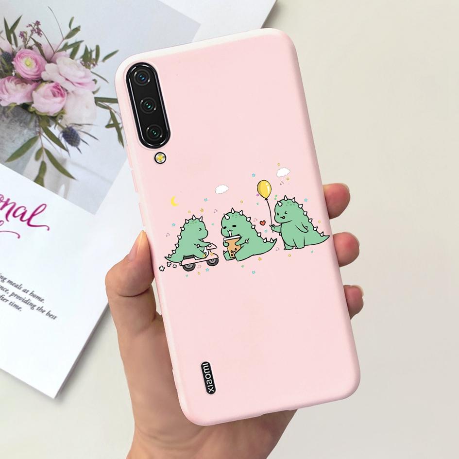 For Xiaomi Mi 9 Case Mi 9 Lite Back Cover Fashion Flower Slim Soft Silicone Funda On Xiaomi Mi 9 SE Mi9 Mi 9Lite Shockproof Capa
