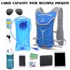 Hydration Pack for 2L Water Bladder Large Capacity Wearproof Breathable Lightweight Hiking Running