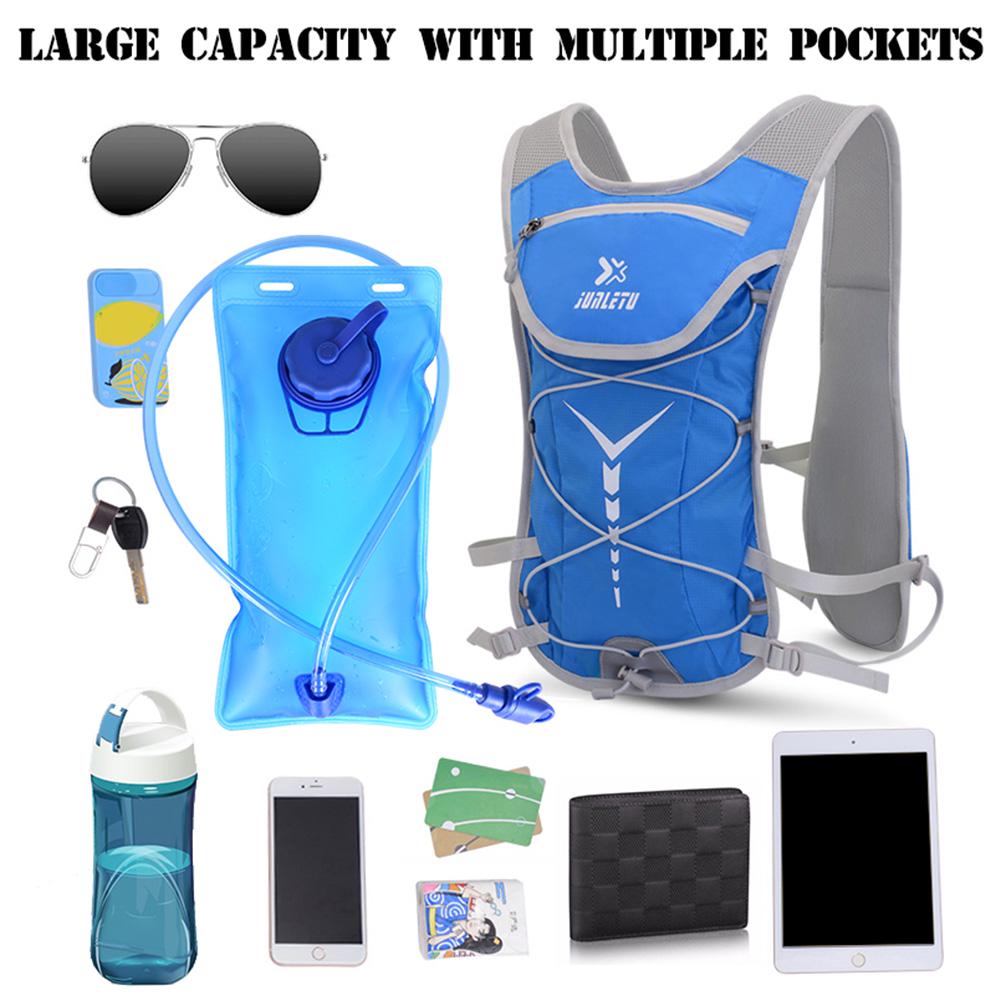 Hydration Pack for 2L Water Bladder Large Capacity Wearproof Breathable Lightweight Hiking Running