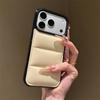 Fashion Liquid Down Jacket Airbag Case For iPhone 17 Air 16 15 14 Plus 13 12 11 17 Pro Max Bumper Padded Rugged Anti-Fall Cover