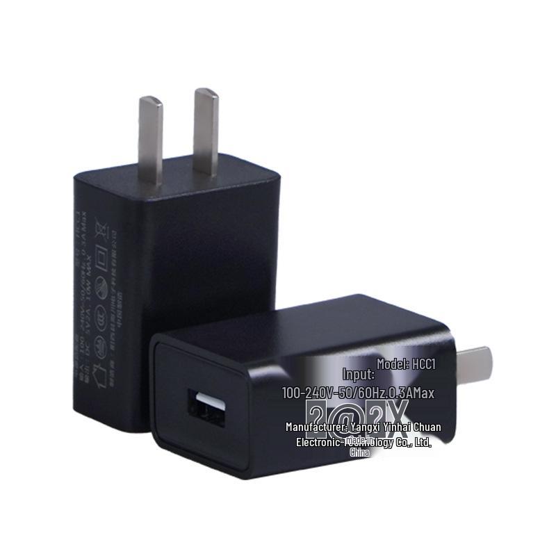 5V2A Fast USB Phone Charger, 3C Certified Adapter, Compact Home Plug Compatible