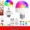 Rechargeable Wireless RGB LED Night Light with Detachable Magnetic Bulb, Remote Control, USB Charging, and Long Battery Life