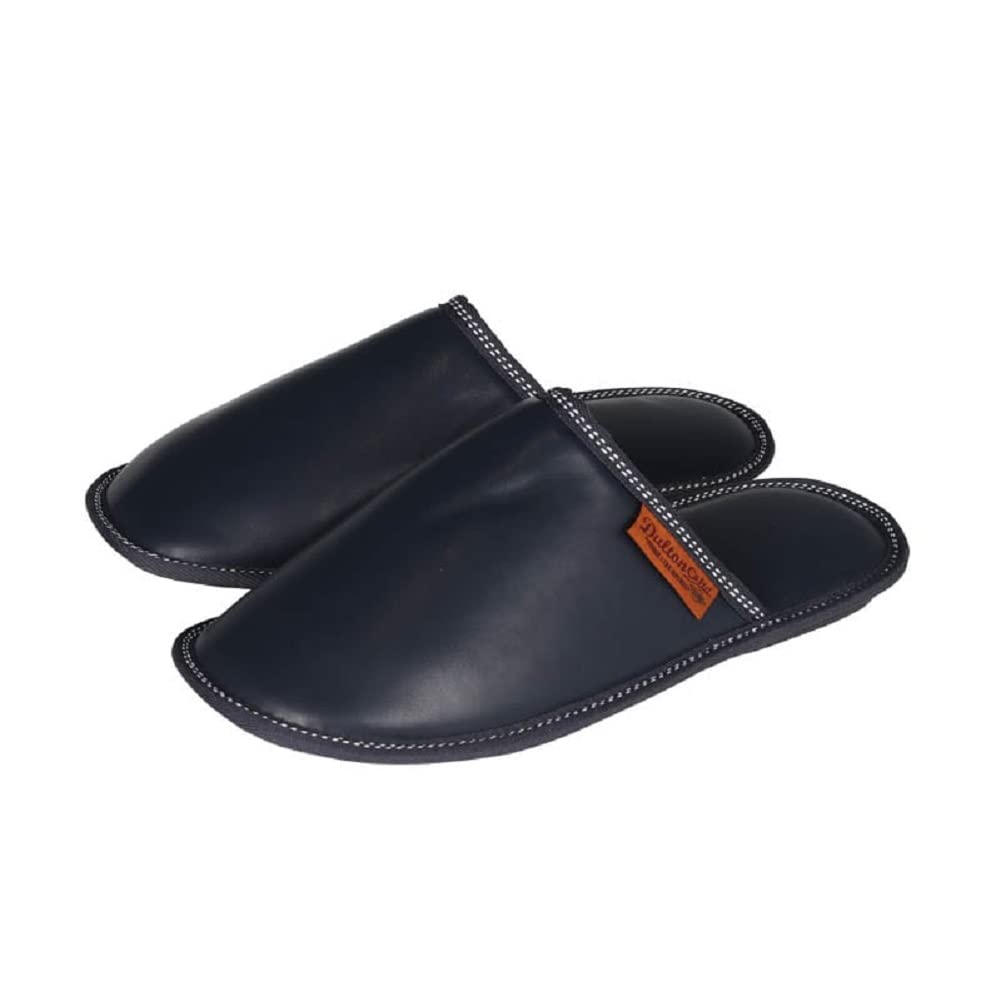 Dulton Room Shoes PU Slippers EV Navy Comfortable to wear Comes with storage bag Indoor slippers Height 100 x Width 130 x Depth 300mm Men's