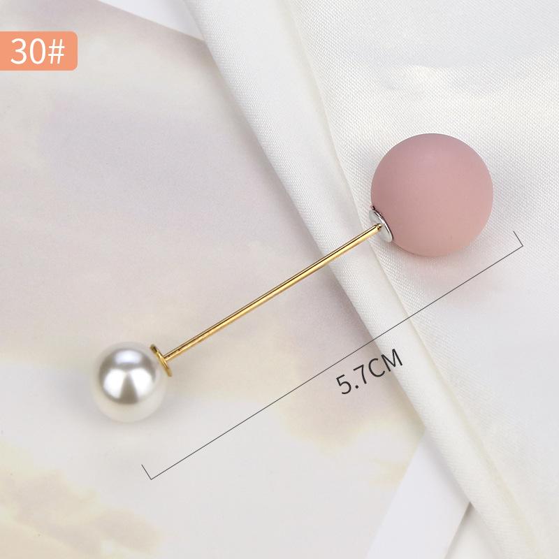 Pearl Anti-Exposure Brooch: Women's Waist-Cinching Pin & Clothing Decoration