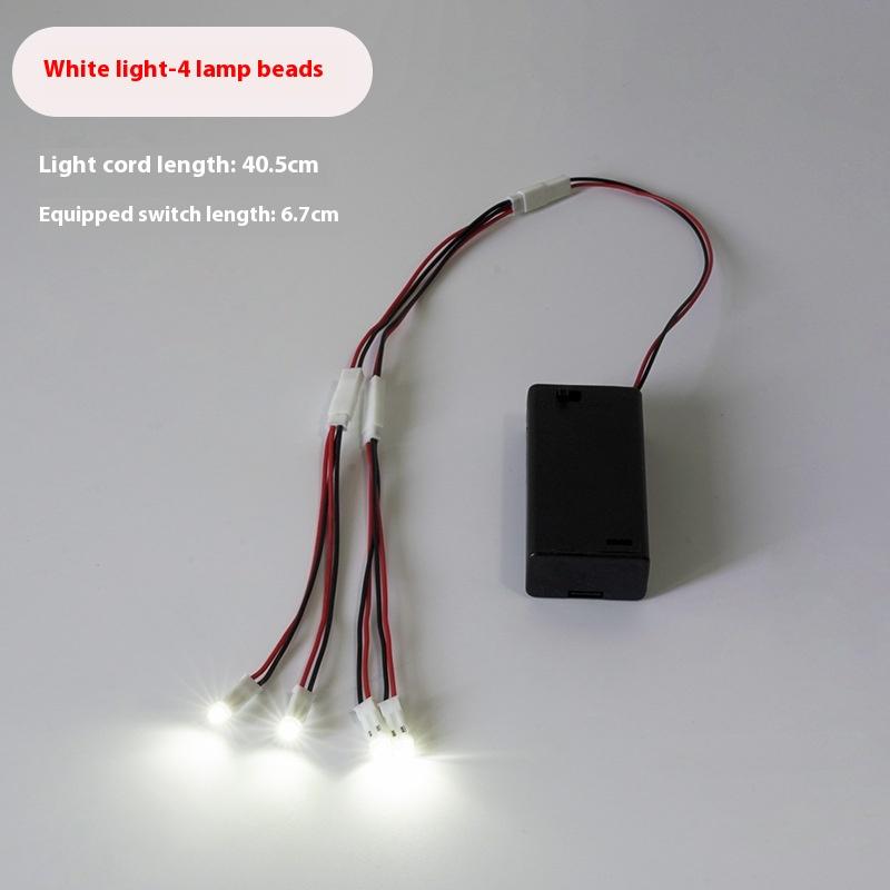 1 Stück DIY Kreatives Handgefertigtes Modell Licht Puppenhaus Ultrahelle 3V LED Lampenperlen Kleines Nachtlicht Nein. 5 Batterie Kleine Glühbirne