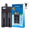 Dual Battery Charger UK63USB for 3.7V Cylindrical Lithium 18650 Batteries