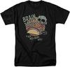 Brain Tacos Zombie T Shirt Black Graphic Unisex Tee Shirt