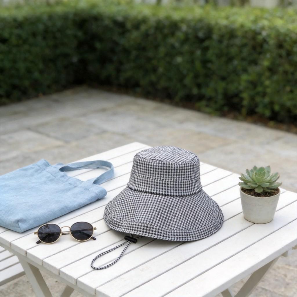 Outdoor Sun Protection Hat With Big Brim For Women Summer Breathable Uv Shield Casual Style