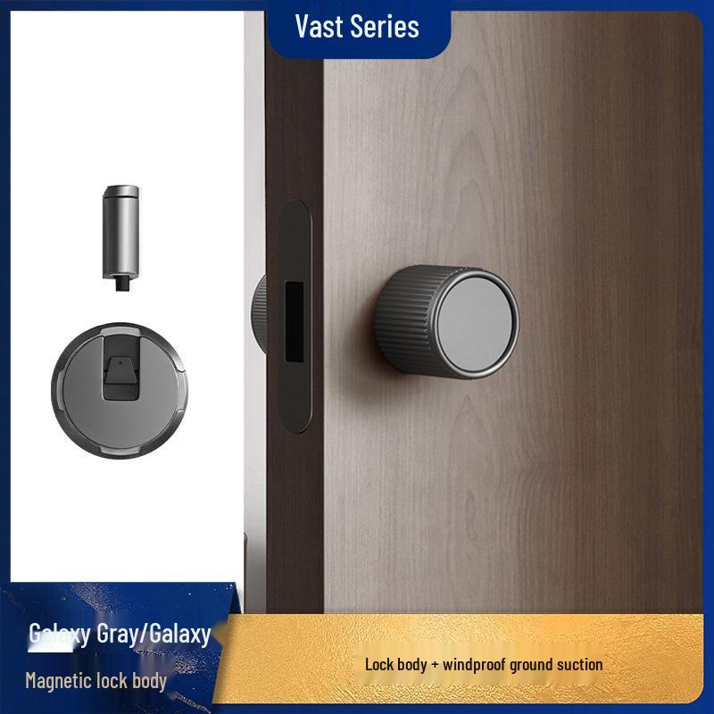 Minimalist Universal Indoor Door Handle Set for Bedroom and Bathroom