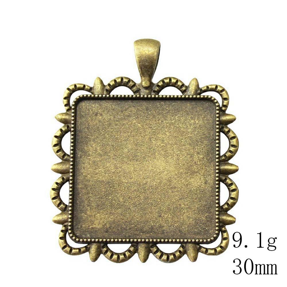 New Year's Day Accesories Fit Round 30-35mm Glass Cabochon Base Setting Tray Accessories Parts Souvenir Accessory Parts