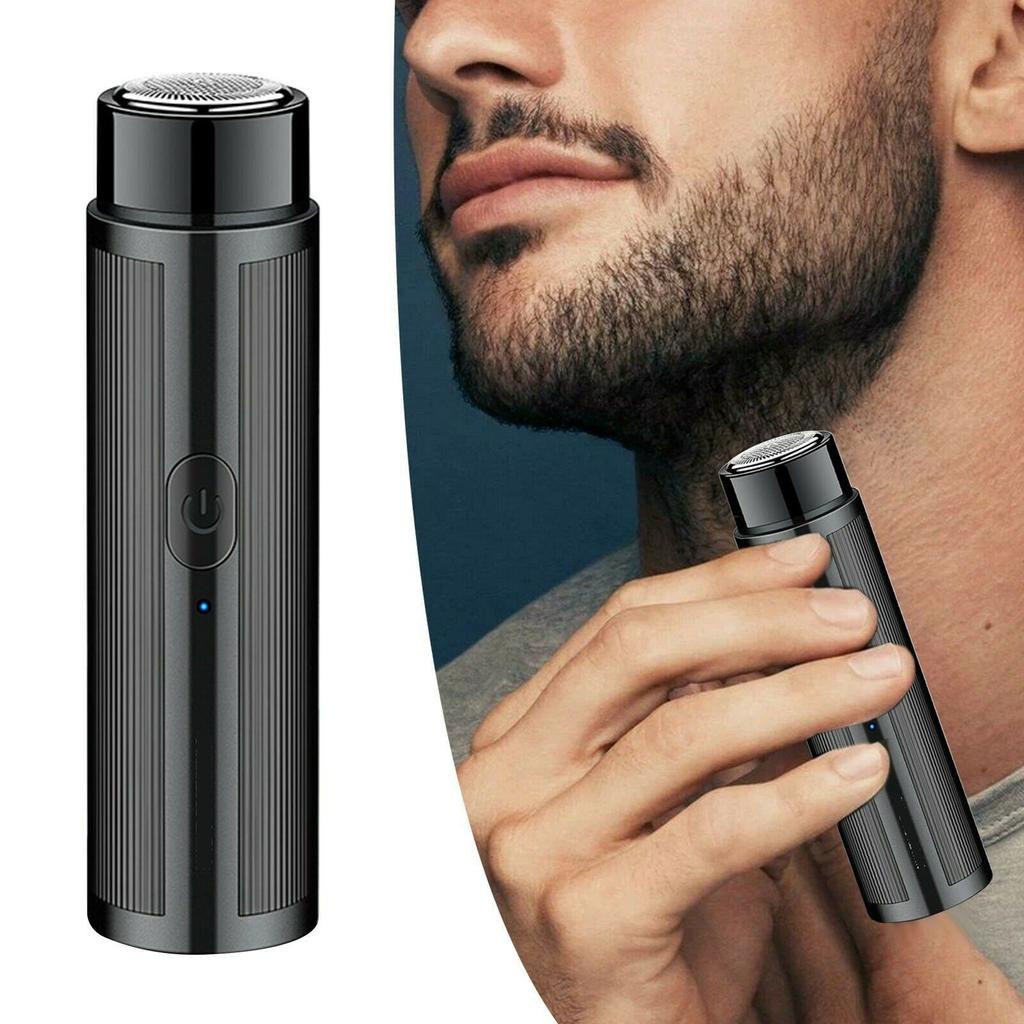 2W  Mini Beard S-haver Electric R-azor Detachable Washable H-ead Design USB Powered Operated