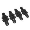 4pcs Steering Wheel Cover Massager Steering Wheel Center Marker Massage Grip Anti Slip Silicone Car Interior