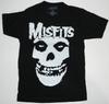 T-shirt Classica Misfits Teschio con Logo Punk Rock Band Nuova